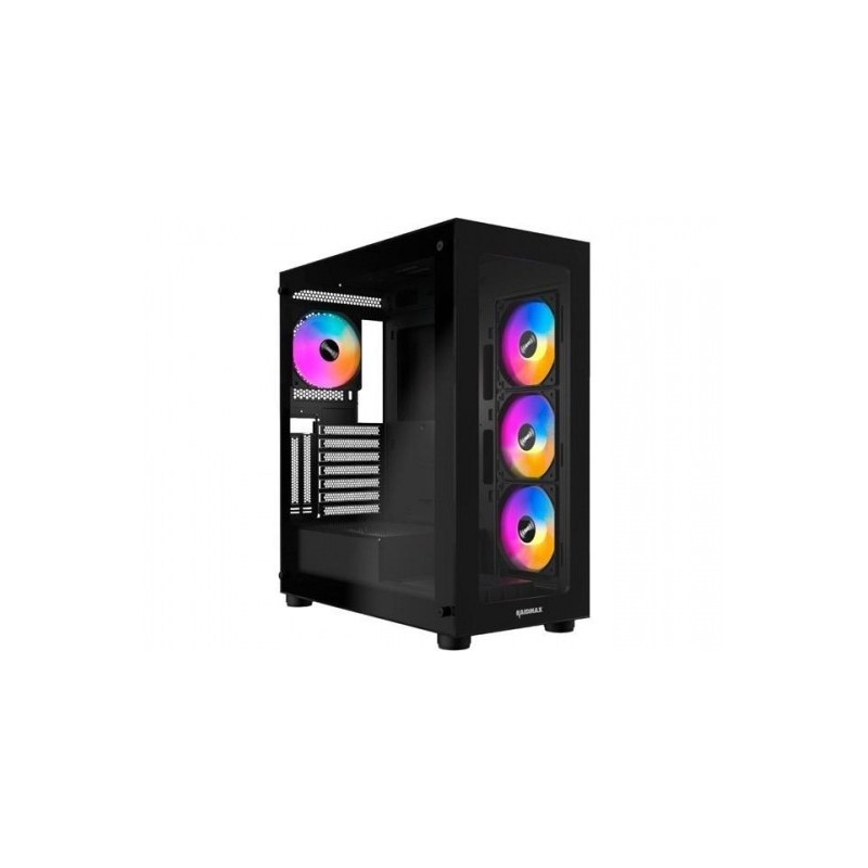 boitier RAIDMAX I811 TEMPERED GLASS 4X ARGB FAN