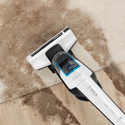 'ASPIRATEUR BOSCH BALAI BLANC 0.9LT/28V/3 VITESSES/60 MIN/SANS FIL/PROSILENCE