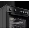 CUISINIERE BEKO 4 FEUX 60*60 CATALYTHIQUE BLACK-FSGTR62210GBCS