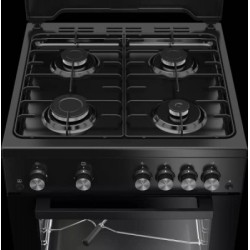 CUISINIERE BEKO 4 FEUX 60*60 CATALYTHIQUE BLACK-FSGTR62210GBCS