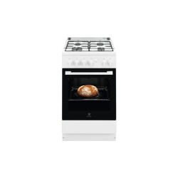 CUISINIERE Electrolux 4 FEUX FOUR ELECTRIQUE BLANCHE 56L LKK500000W