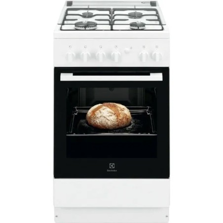 CUISINIERE Electrolux 4 FEUX FOUR ELECTRIQUE BLANCHE 56L LKK500000W