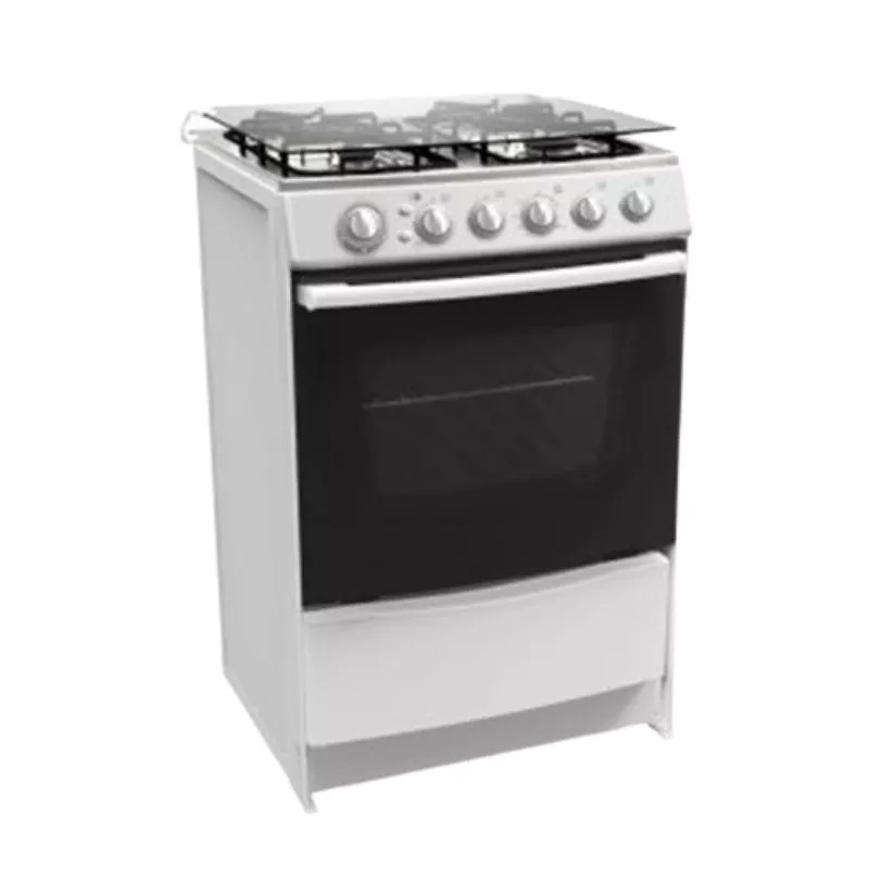 CUISINIERE MAXWELL 60*60/VENTIL2/GRILLES EN FRONTE/BLANC-MAX-KF60B