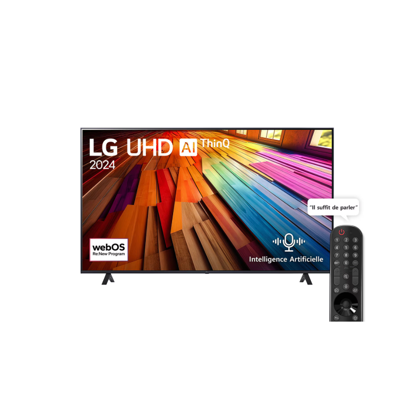TELEVISEUR LG 75'' smart 4k UHD - 75UT80006LA