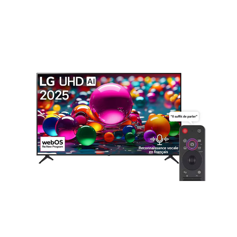TELEVISEUR LG 65"UHD SMART 4K 2025 65UA85006LA