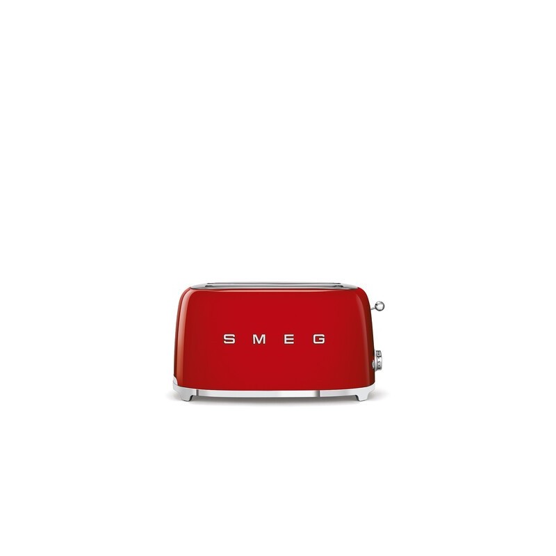 GRILLE PAIN SMEG Années 50 2 U CENTRAGE 950W ROUGE  TSF01RDEU