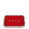 GRILLE PAIN SMEG Années 50 2 U CENTRAGE 950W ROUGE  TSF01RDEU