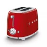 GRILLE PAIN SMEG Années 50 2 U CENTRAGE 950W ROUGE  TSF01RDEU