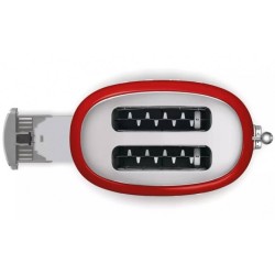GRILLE PAIN SMEG Années 50 2 U CENTRAGE 950W ROUGE  TSF01RDEU