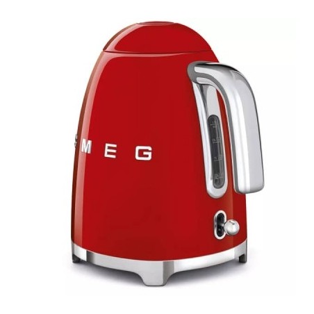 BOUILLOIRE SMEG ANNÉES 50  1.7LT 7 TASSES 2400W EN ACIER INOXYDABLE   ROUGE  KLF03RDEU