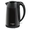 BOUILLOIRE BOSCH DESIGNLINE 1.7LT/2400W EN ACIER INOXYDABLE SANS FIL NOIR TWK3P423