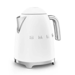 BOUILLOIRE SMEG ANNÉES 50 1.7LT/2400W/7 TASSES/EN ACIER INOXYDABLE/SANS FIL BLANC KLF03WHMEU