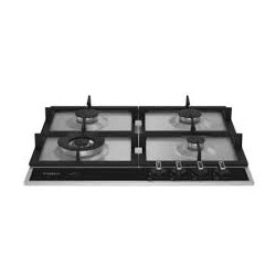 PLAQUE WHIRLPOOL 4 FEUX NOIR INOX 60CM WHG60R422W2XBGDZ