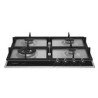 PLAQUE WHIRLPOOL 4 FEUX NOIR INOX 60CM WHG60R422W2XBGDZ