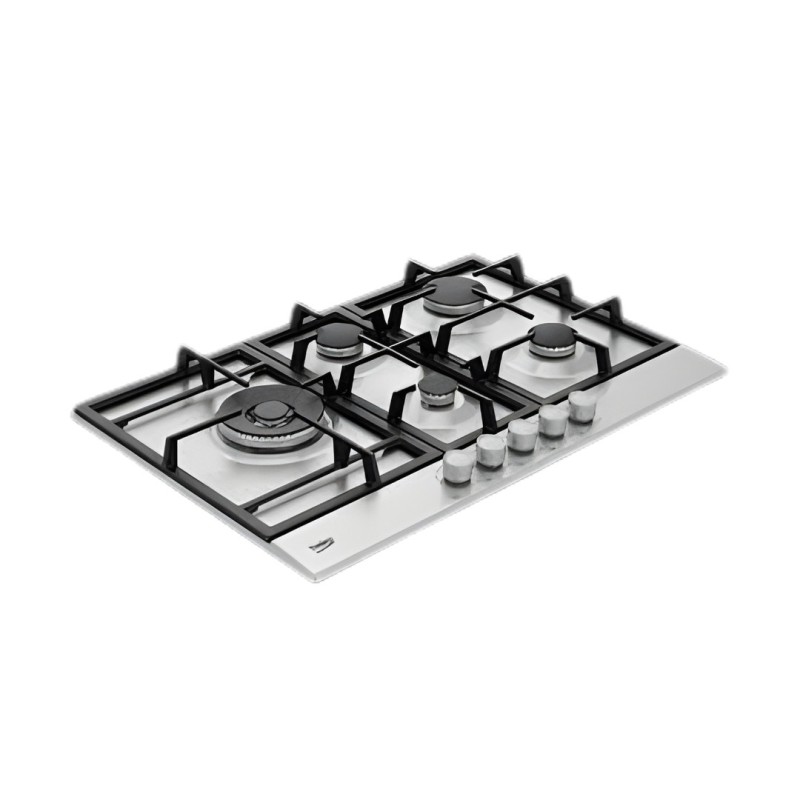 PLAQUE BEKO 75 CM 5 FEUX/WOK/ALLUMAGE INTEGRE  HIAL75225SX