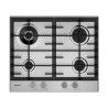 PLAQUE ROSIERE 4FEUX INOX WOK FONTE RHG6BR4K3X