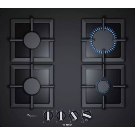 PLAQUE BOSCH 4 FEUX EN VERRE NOIR PPP6A6B20