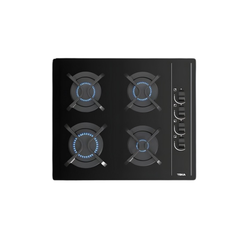 PLAQUE TEKA 4 FEUX VERRE TREMPE-GBC64002KBL BK