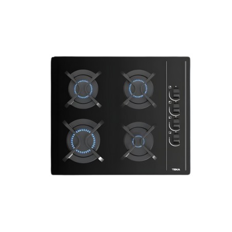 PLAQUE TEKA 4 FEUX VERRE TREMPE-GBC64002KBL BK