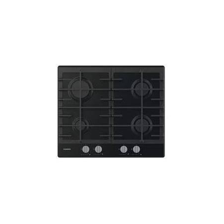 PLAQUE ROSIERE 4FEUX DARK INOX 60CM WOK FONTE RHG6BR4K3B