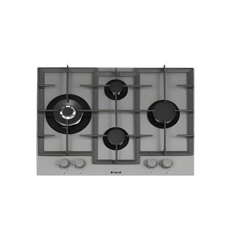 PLAQUE NARDI 65CM 4 FEUX GRIS GLASS NARDO - NTE74GGWF9