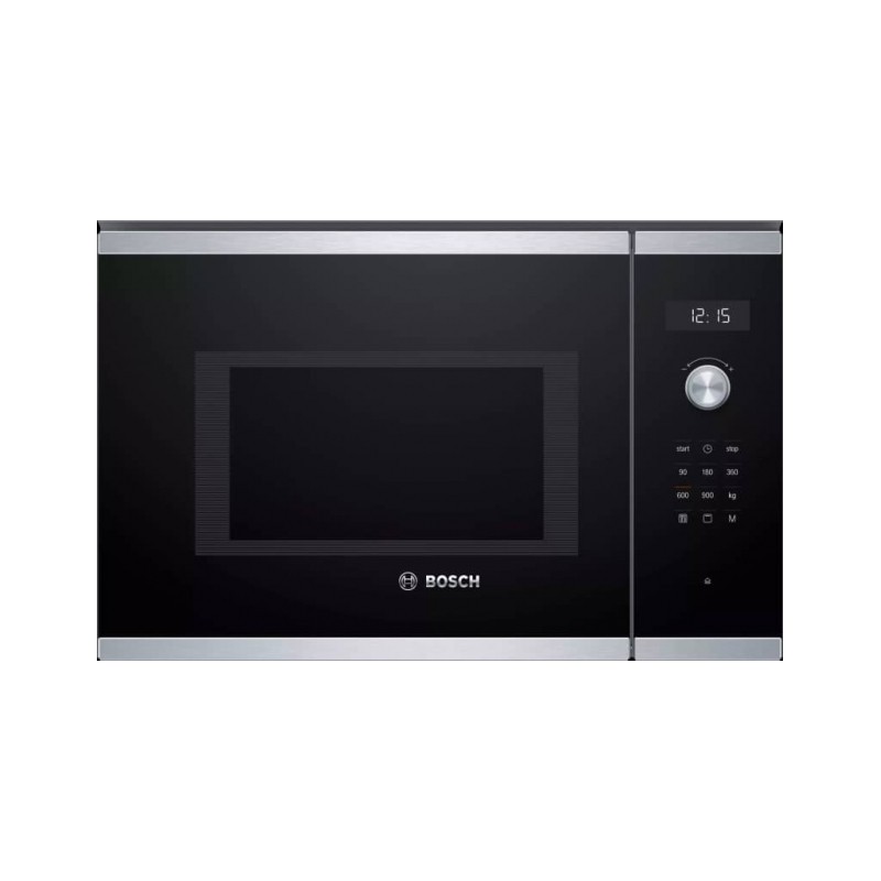 MICRO ONDE BOSCH 25 L SERIE 6 INOX /NOIR-BEL554MS0