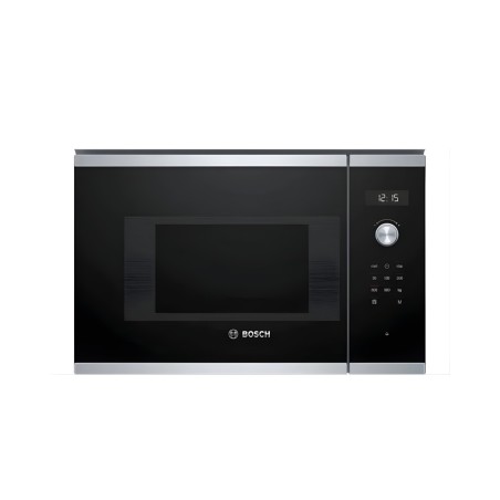 MICRO ONDE  BOSCH ENC 20LT AVEC GRILLE SERIE 6 INOX /NOIR  BFL524MS0