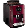 Machine a cafe krups automatique a grain avec buse vapeur Cappuccino - 15 bar - gamay red - EA815570