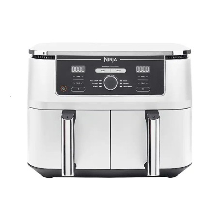 FRITEUSE AIR FRYER NINJA 9.5L BLANC DOUBLE BAC  6 MODE