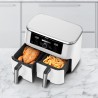FRITEUSE AIR FRYER NINJA 9.5L BLANC DOUBLE BAC  6 MODE