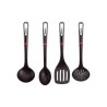 SET DE PETIT USTENSILES TEFAL  DE 5  SPATULE+ LOUCHE +CUIELLE +PASSOIRE NOIR  K206S414