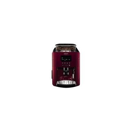 Machine a cafe krups automatique a grain avec buse vapeur Cappuccino - 15 bar - gamay red - EA815570
